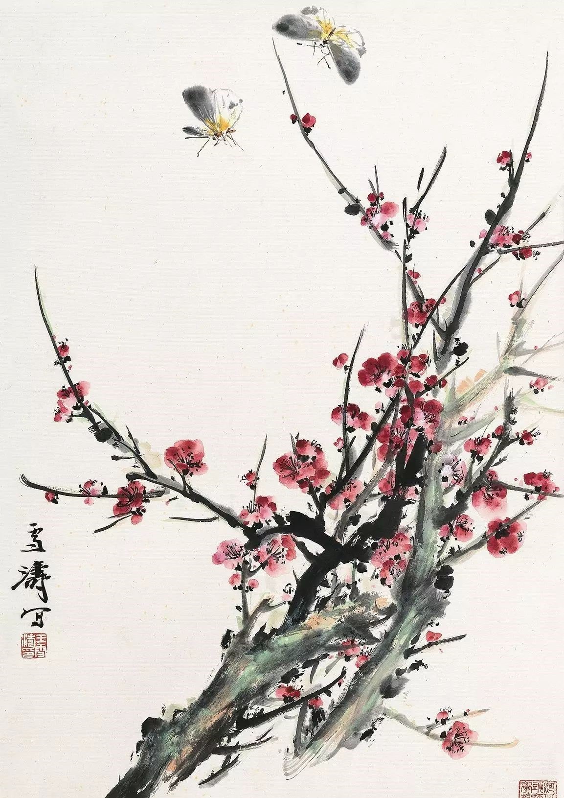 王雪濤國畫作品：28幅精品畫梅美極了！