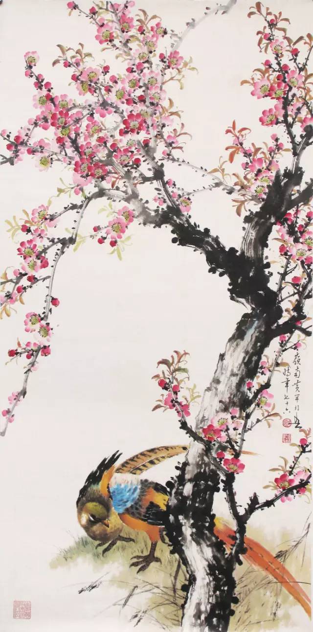 中國(guó)國(guó)畫(huà)藝術(shù)：絕美花鳥(niǎo)國(guó)畫(huà)圖片