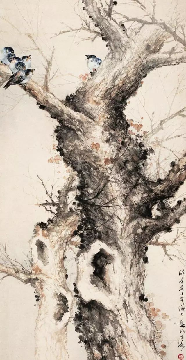 中國(guó)國(guó)畫(huà)藝術(shù)：絕美花鳥(niǎo)國(guó)畫(huà)圖片