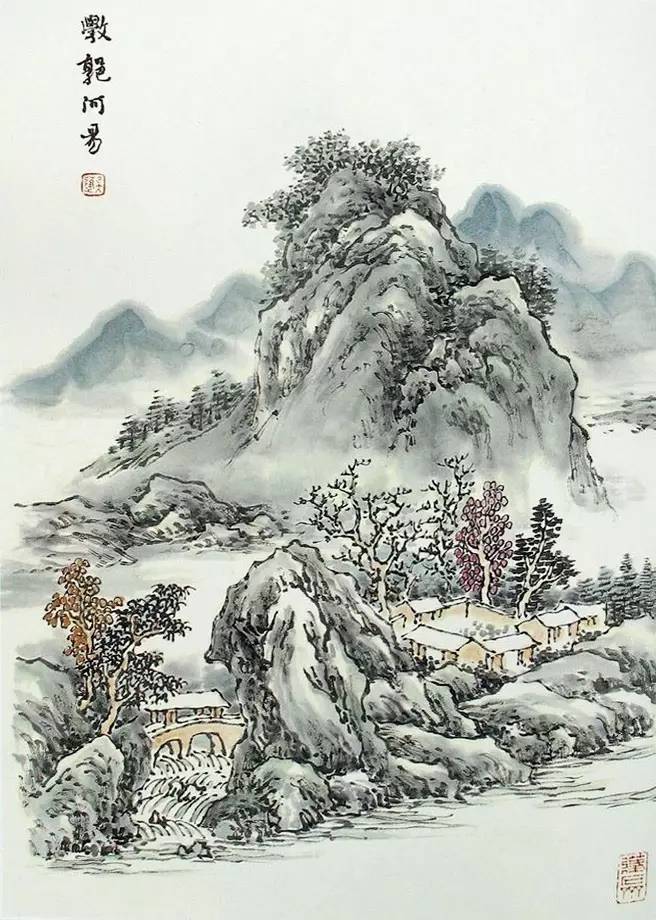 《芥子園畫(huà)譜》山水集合，精選賞析！