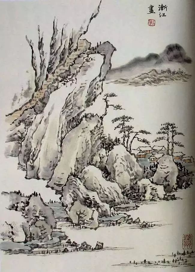 《芥子園畫(huà)譜》山水集合，精選賞析！