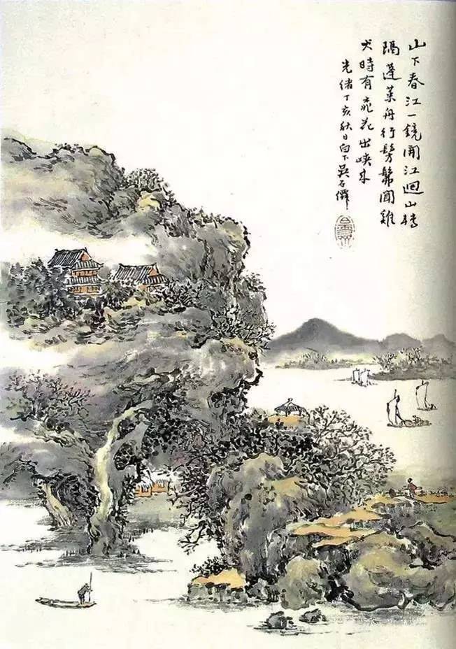 《芥子園畫(huà)譜》山水集合，精選賞析！