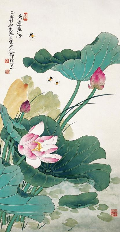 寫(xiě)實(shí)意境國(guó)畫(huà)，精美傳統(tǒng)中國(guó)畫(huà)