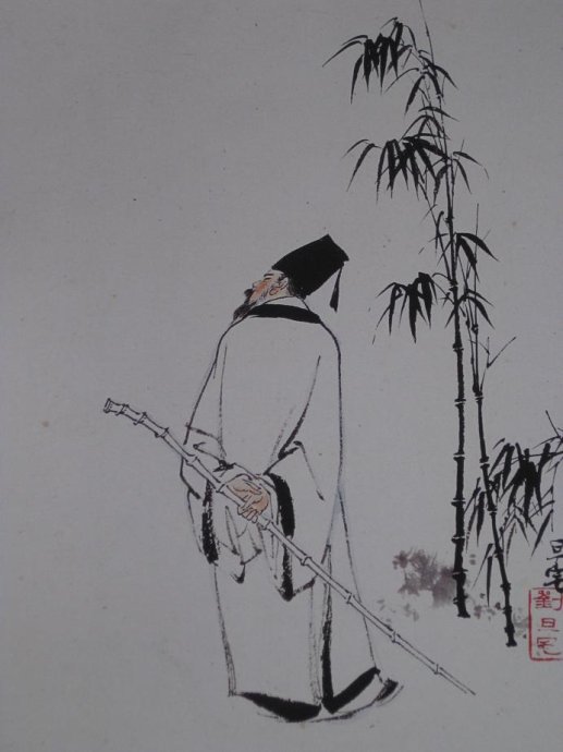 十二詩人畫像冊，劉旦宅是最清秀俊逸的畫家