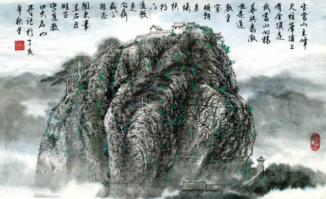 傅畦芷工筆色彩水墨國(guó)畫(huà)欣賞