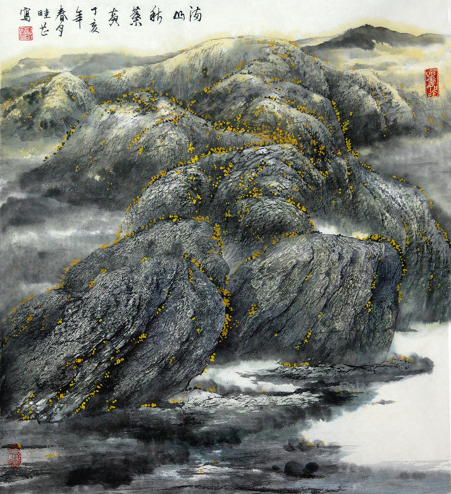 傅畦芷工筆色彩水墨國(guó)畫(huà)欣賞
