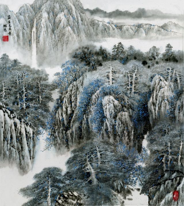 傅畦芷工筆色彩水墨國(guó)畫欣賞