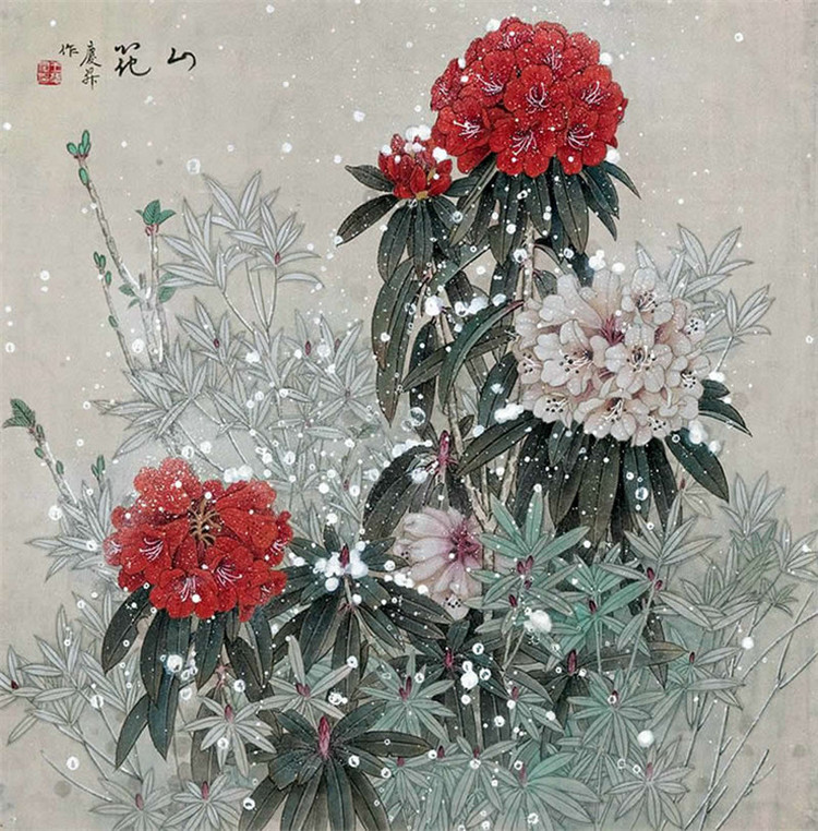 王慶生精美工筆花鳥(niǎo)圖欣賞