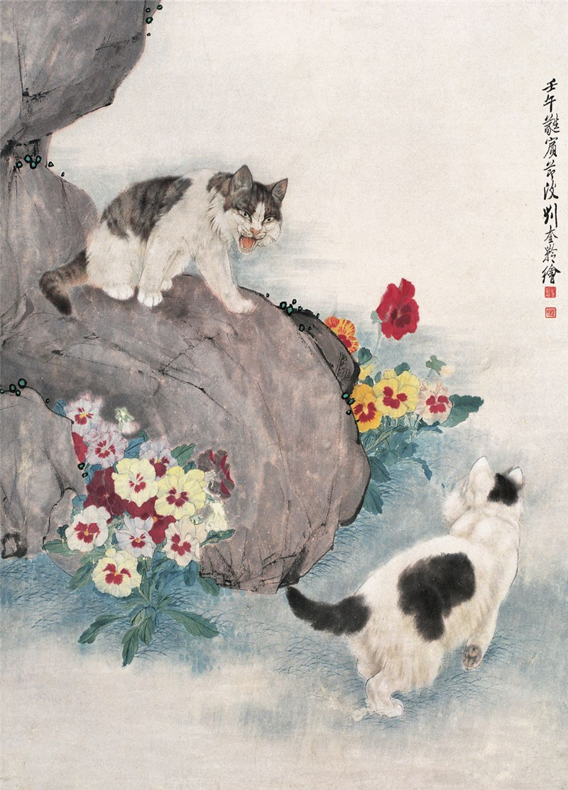 著名畫(huà)家張樹(shù)立鳥(niǎo)獸蟲(chóng)魚(yú)國(guó)畫(huà)作品