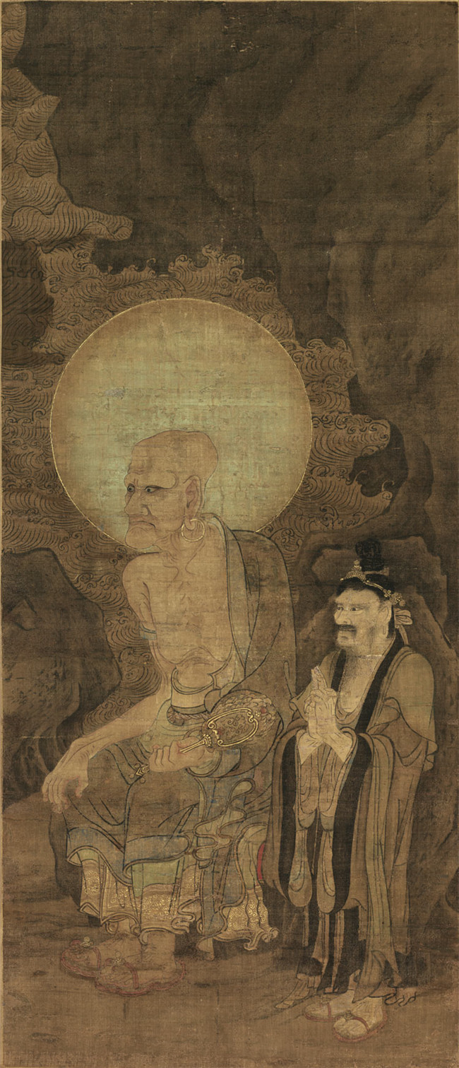 南宋畫(huà)師金大受《十六羅漢圖》