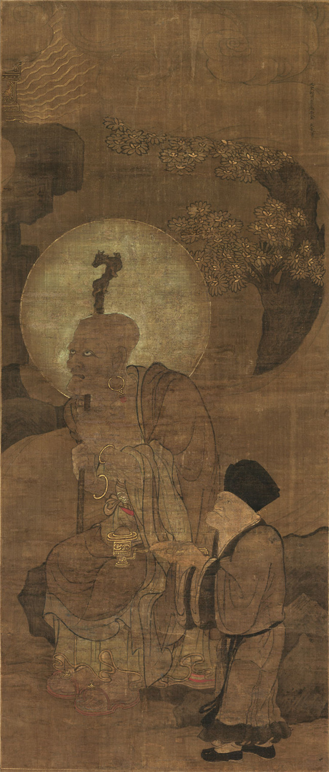 南宋畫(huà)師金大受《十六羅漢圖》