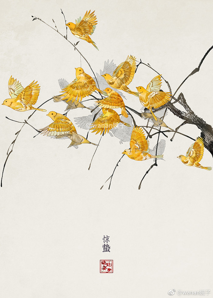 唯美意境24節(jié)氣古風圖片，適合做壁紙的古風圖片
