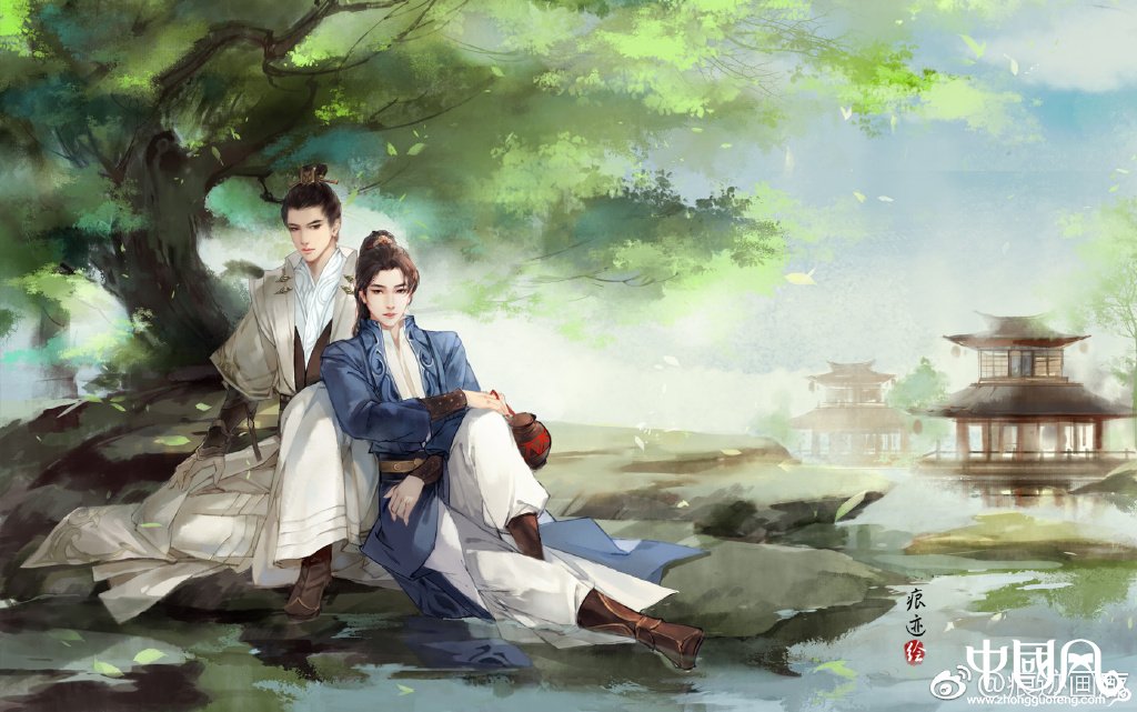 帥氣的古風美男圖片，高清古風桌面壁紙圖片