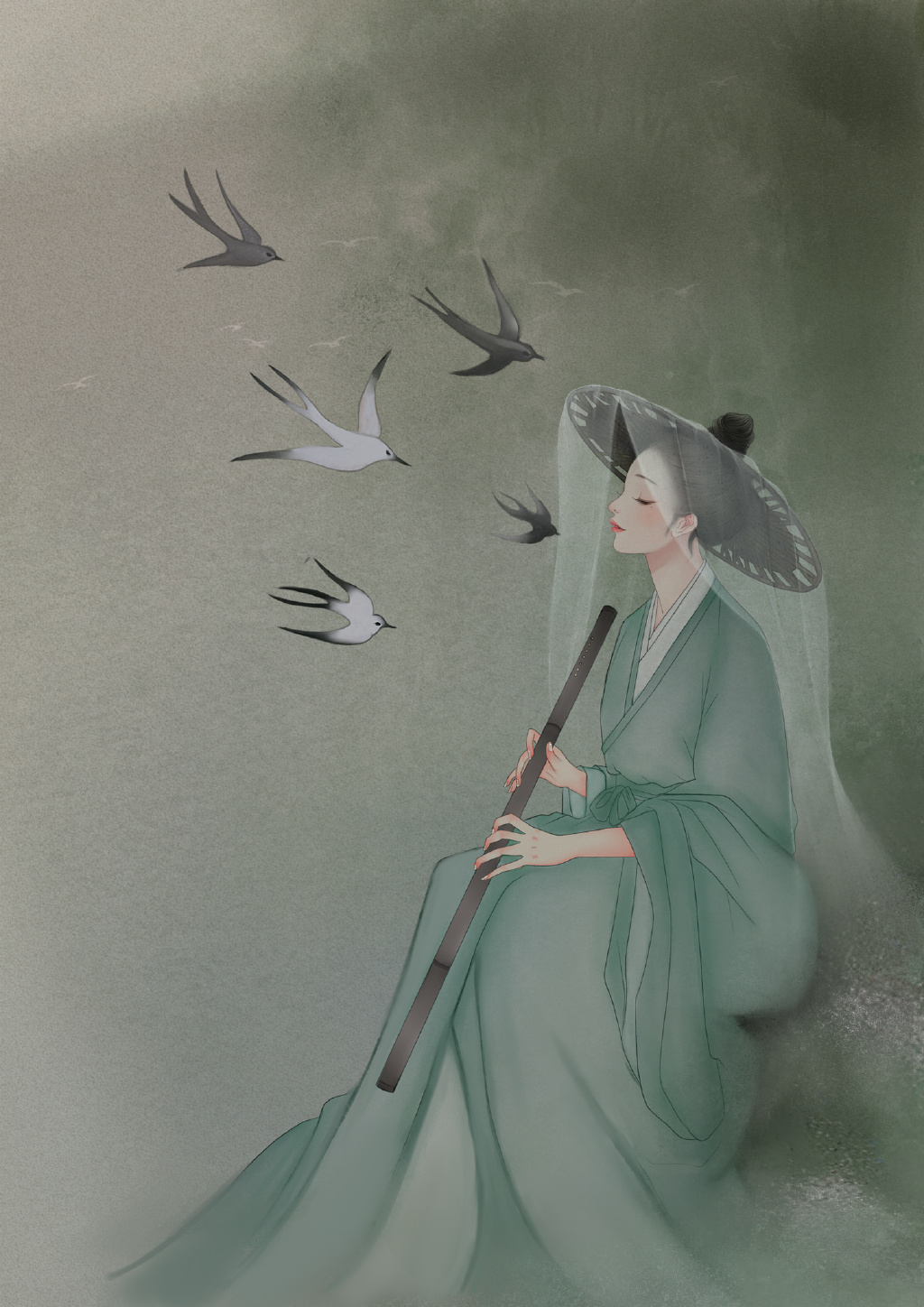 氣質(zhì)韻味的古風(fēng)女子，一組唯美高清古風(fēng)圖片