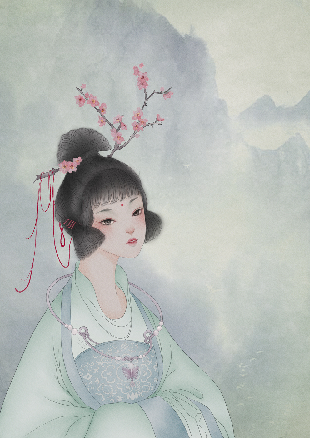 氣質(zhì)韻味的古風(fēng)女子，一組唯美高清古風(fēng)圖片