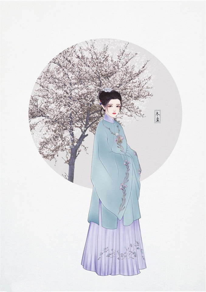 24節(jié)氣古風手機壁紙圖片，超美的女子古風圖片