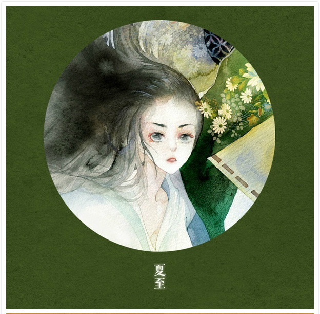 唯美二十四節(jié)氣古風(fēng)圖片，可做頭像的古風(fēng)插畫