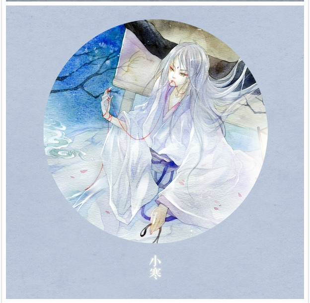 唯美二十四節(jié)氣古風(fēng)圖片，可做頭像的古風(fēng)插畫