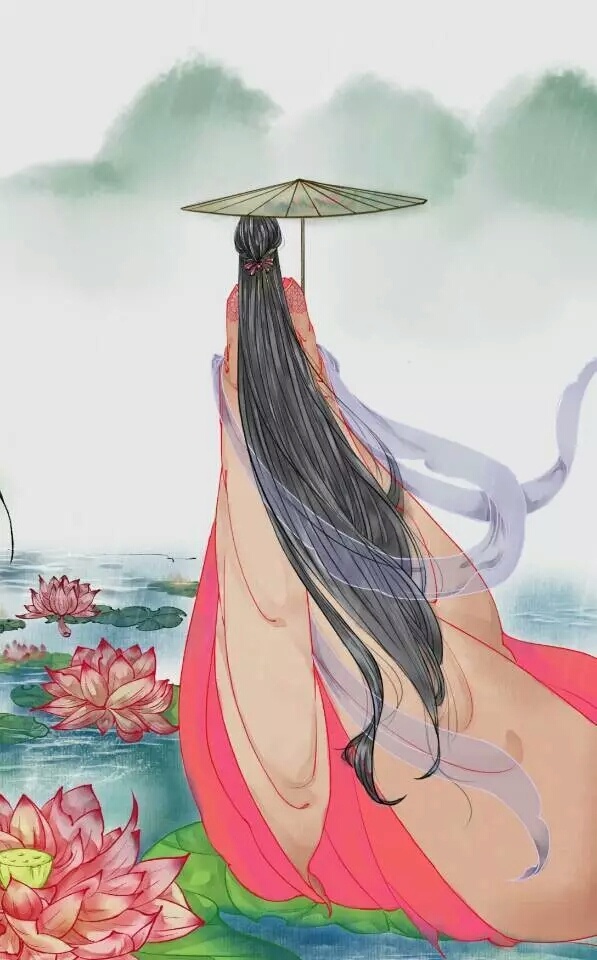古風(fēng)女子背影圖集，一襲優(yōu)雅背影美呆眾人