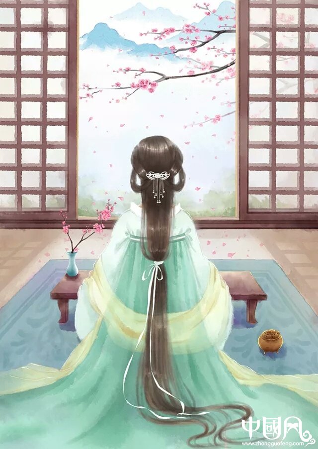 古風女子背影圖集，一襲優(yōu)雅背影美呆眾人