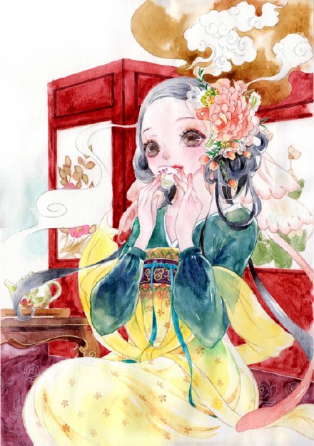 可愛古風(fēng)女子圖集，超萌的古風(fēng)圖片