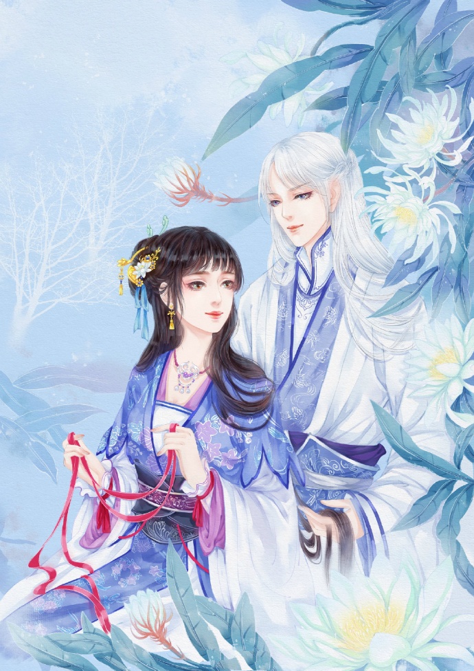 超甜的古風(fēng)情侶圖集，清新唯美古風(fēng)圖片（19張）