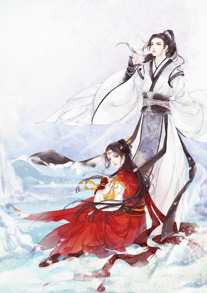 超甜的古風(fēng)情侶圖集，清新唯美古風(fēng)圖片（19張）