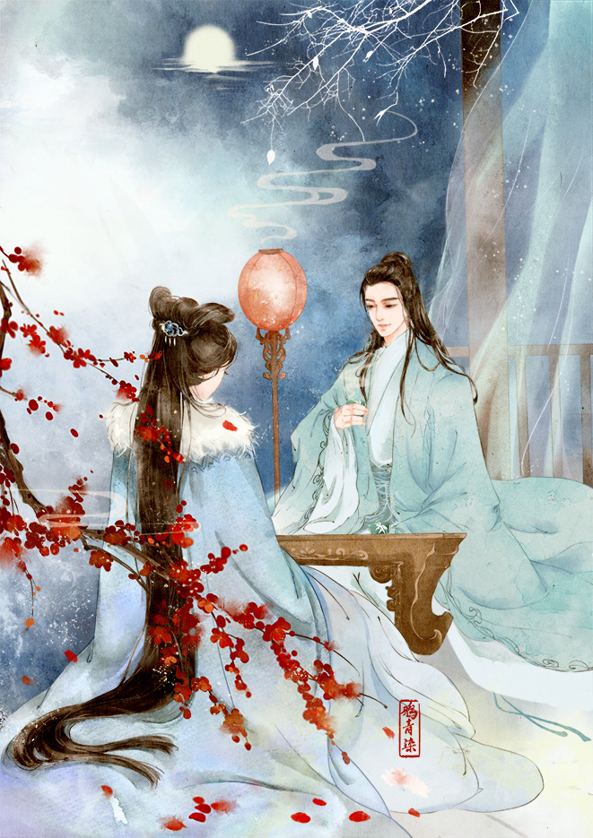 高清古風(fēng)情侶圖集(52張)，超恩愛甜蜜的古風(fēng)圖片