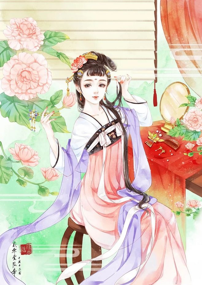 超美古風女子圖集(38張)，高清古風圖片欣賞