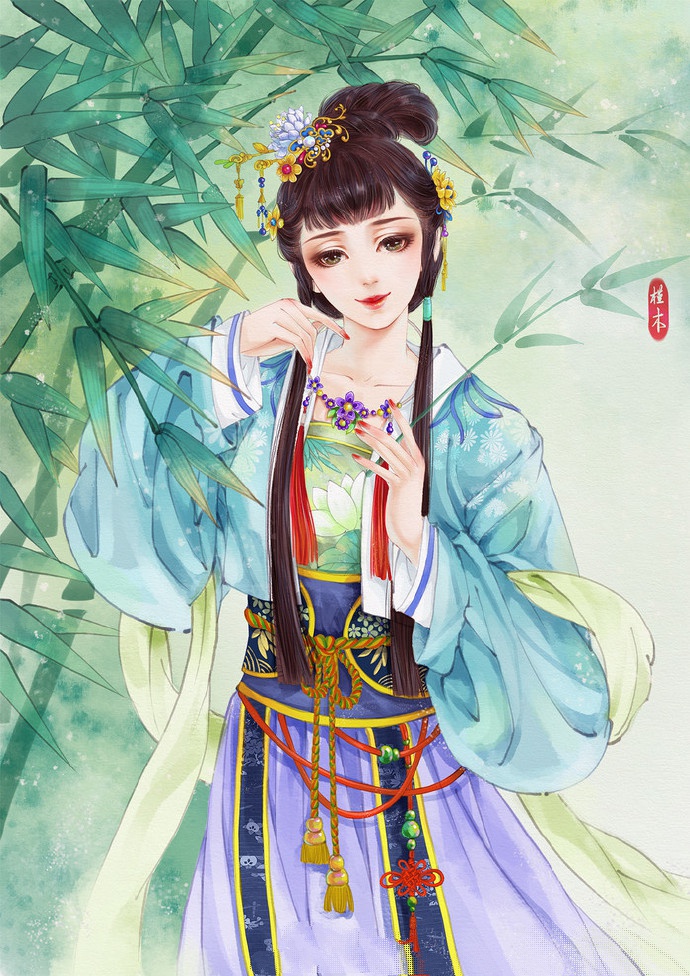 超美古風女子圖集(38張)，高清古風圖片欣賞