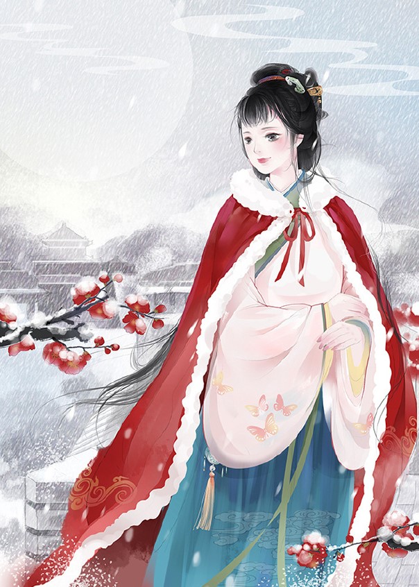 超可愛古風(fēng)女子圖集，唯美萌妹子古風(fēng)圖片