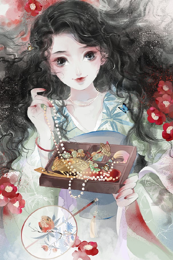 超可愛古風(fēng)女子圖集，唯美萌妹子古風(fēng)圖片
