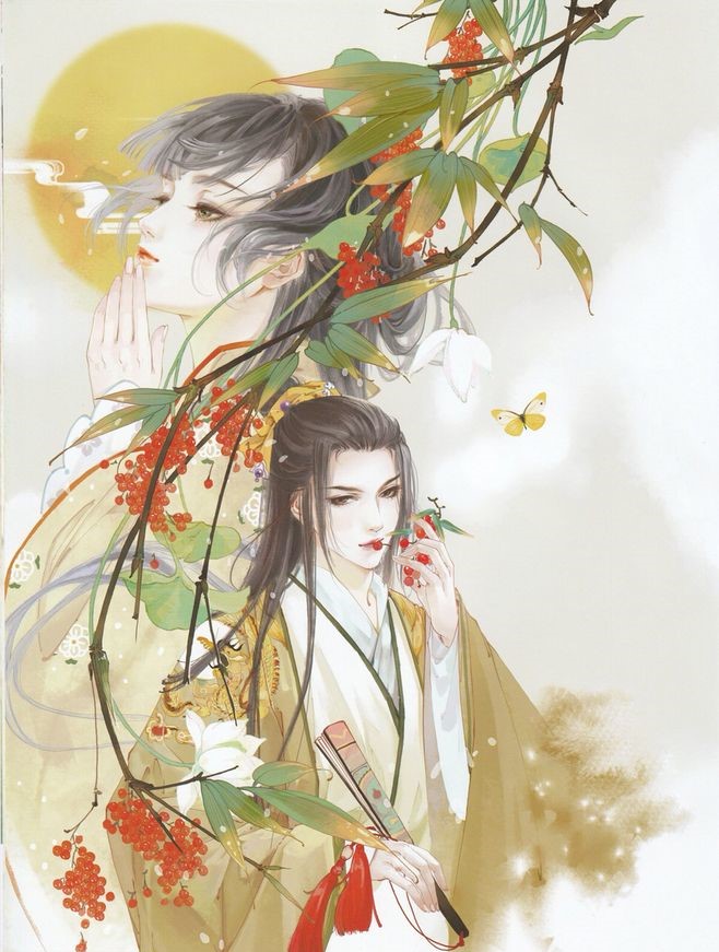 七夕甜蜜古風(fēng)高清圖集，一組唯美古風(fēng)情侶圖片