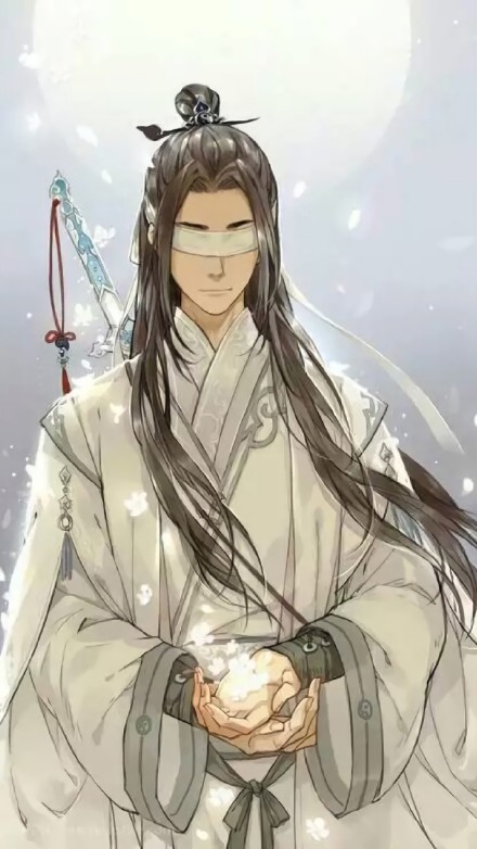 蒙眼古風(fēng)美男子手機(jī)壁紙圖集，超帥的古風(fēng)圖片