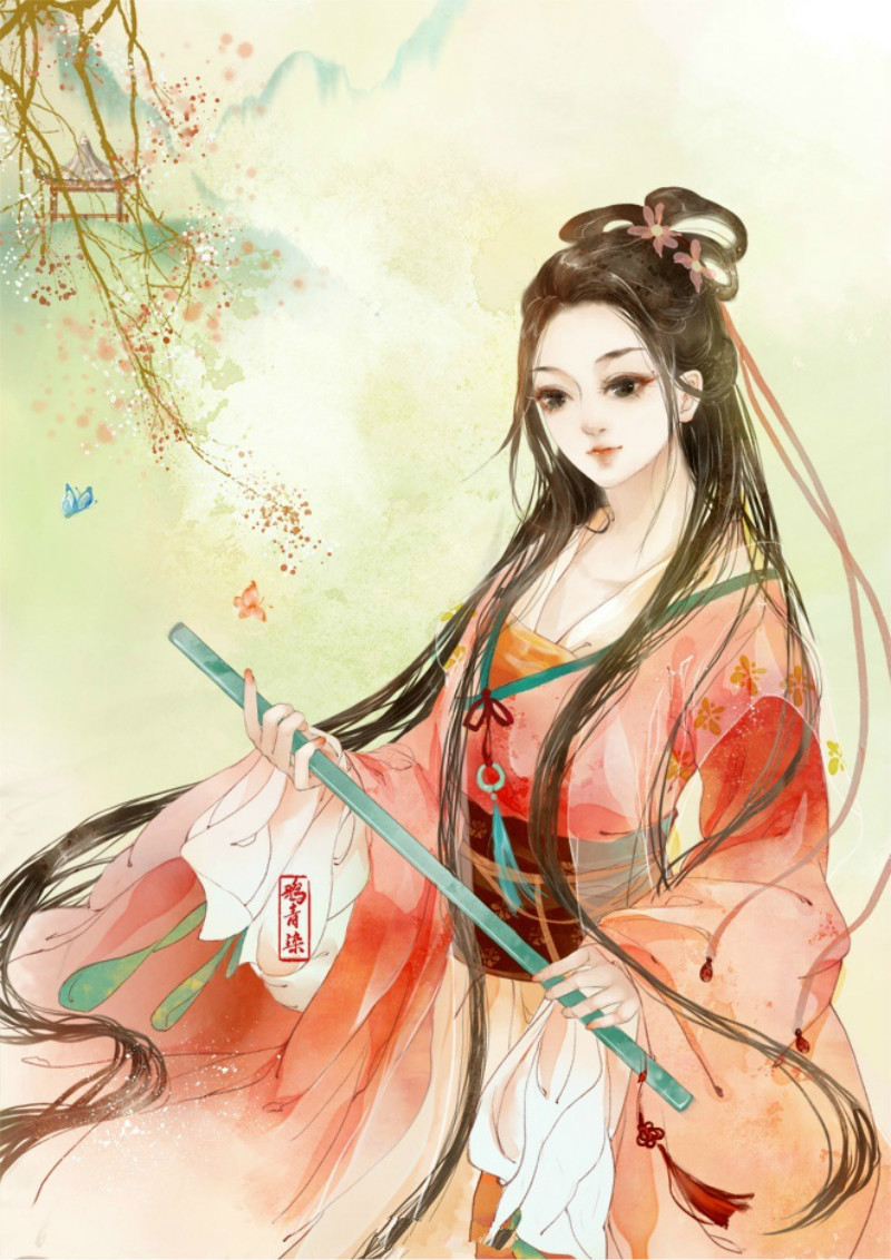 迷人的古風圖片女子，超美古風女子圖集(47張)
