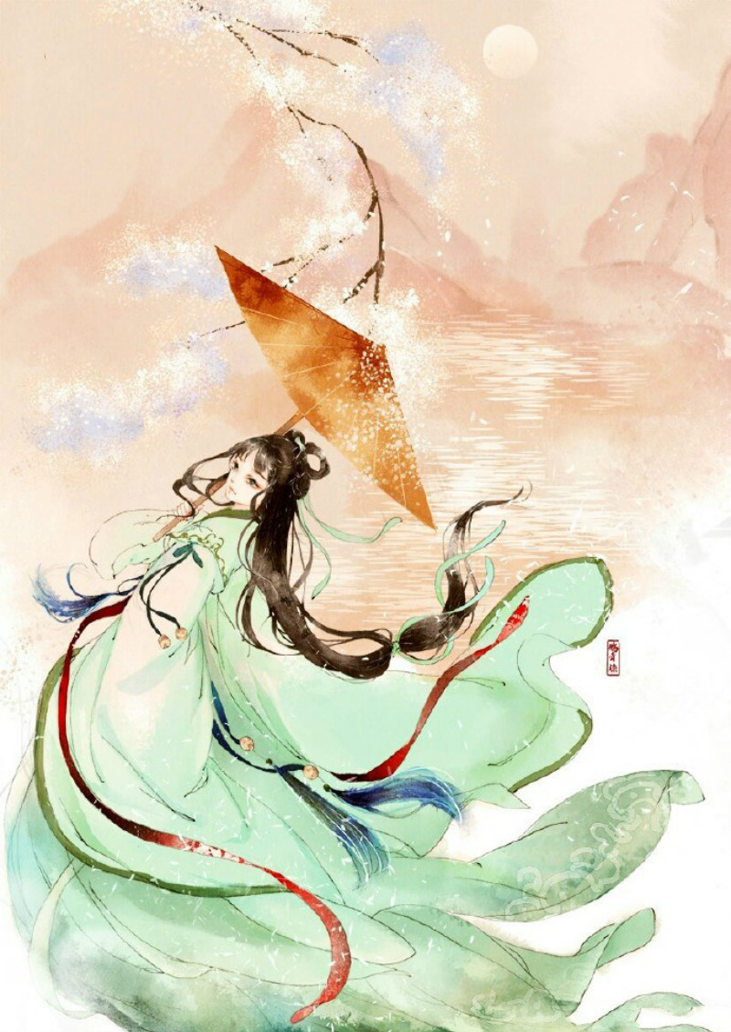 迷人的古風圖片女子，超美古風女子圖集(47張)