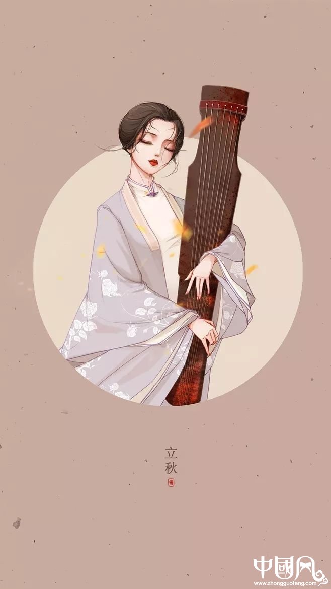 二十四節(jié)氣美人圖，唯美古風(fēng)手機(jī)壁紙圖集