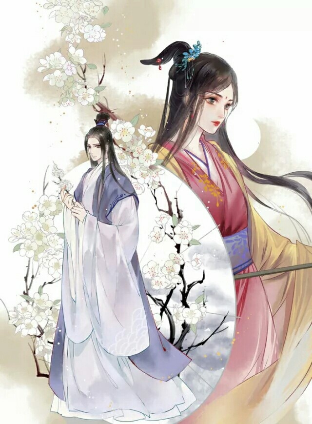 25張超甜情侶古風圖片，只愿得一人心