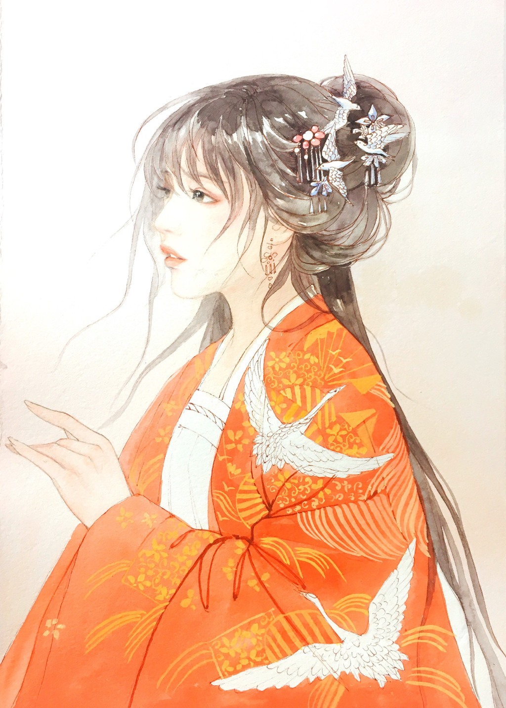教你畫好古風(fēng)女子，超詳細(xì)古風(fēng)女子上色步驟圖