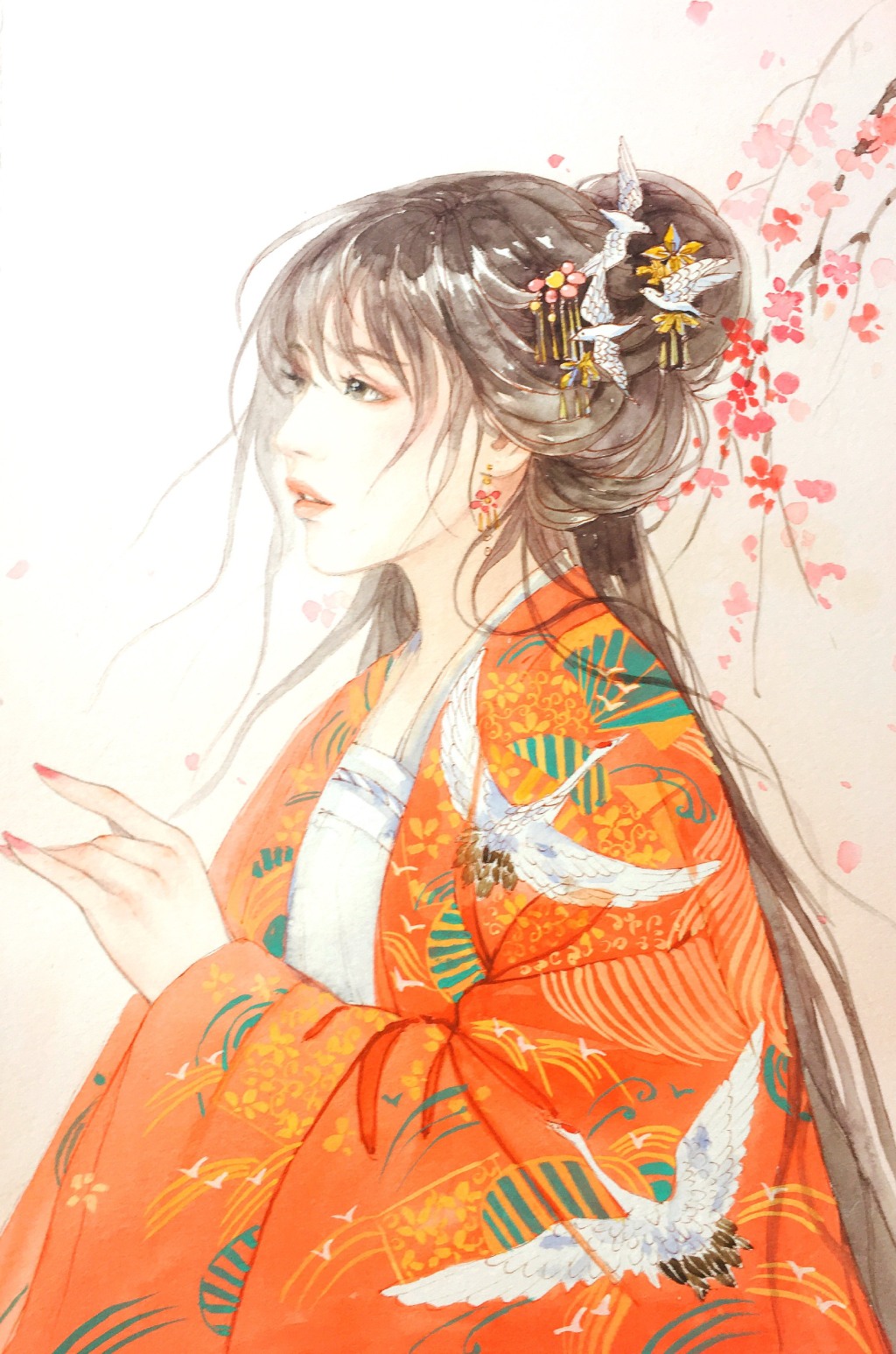 教你畫好古風(fēng)女子，超詳細(xì)古風(fēng)女子上色步驟圖