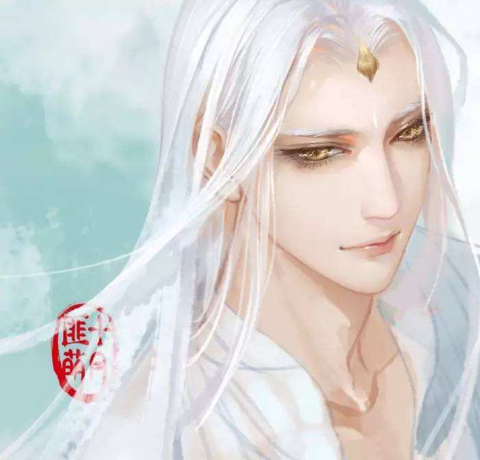 20張白發(fā)古風(fēng)美男圖集，滿頭銀發(fā)真的好迷人