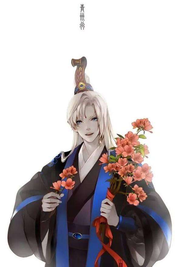 20張白發(fā)古風(fēng)美男圖集，滿頭銀發(fā)真的好迷人