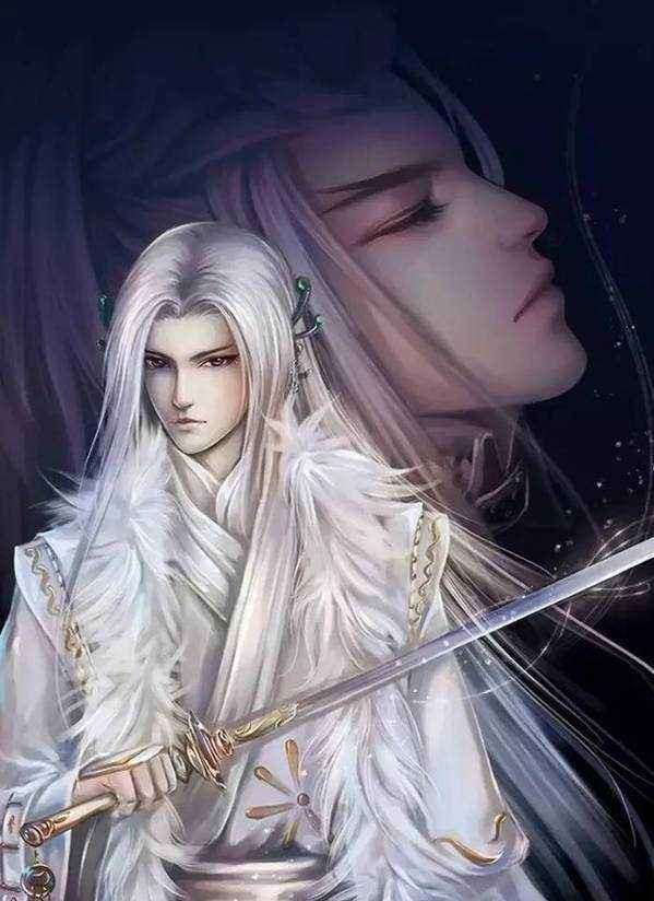 20張白發(fā)古風(fēng)美男圖集，滿頭銀發(fā)真的好迷人