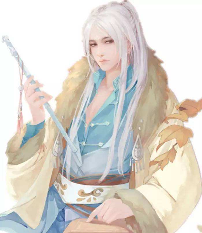 20張白發(fā)古風(fēng)美男圖集，滿頭銀發(fā)真的好迷人