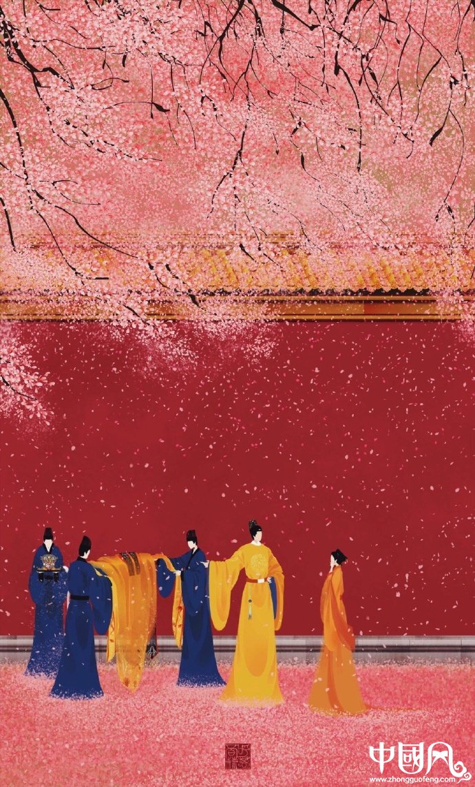 高清無臉古風(fēng)插畫欣賞，令人遐想的手繪插畫圖