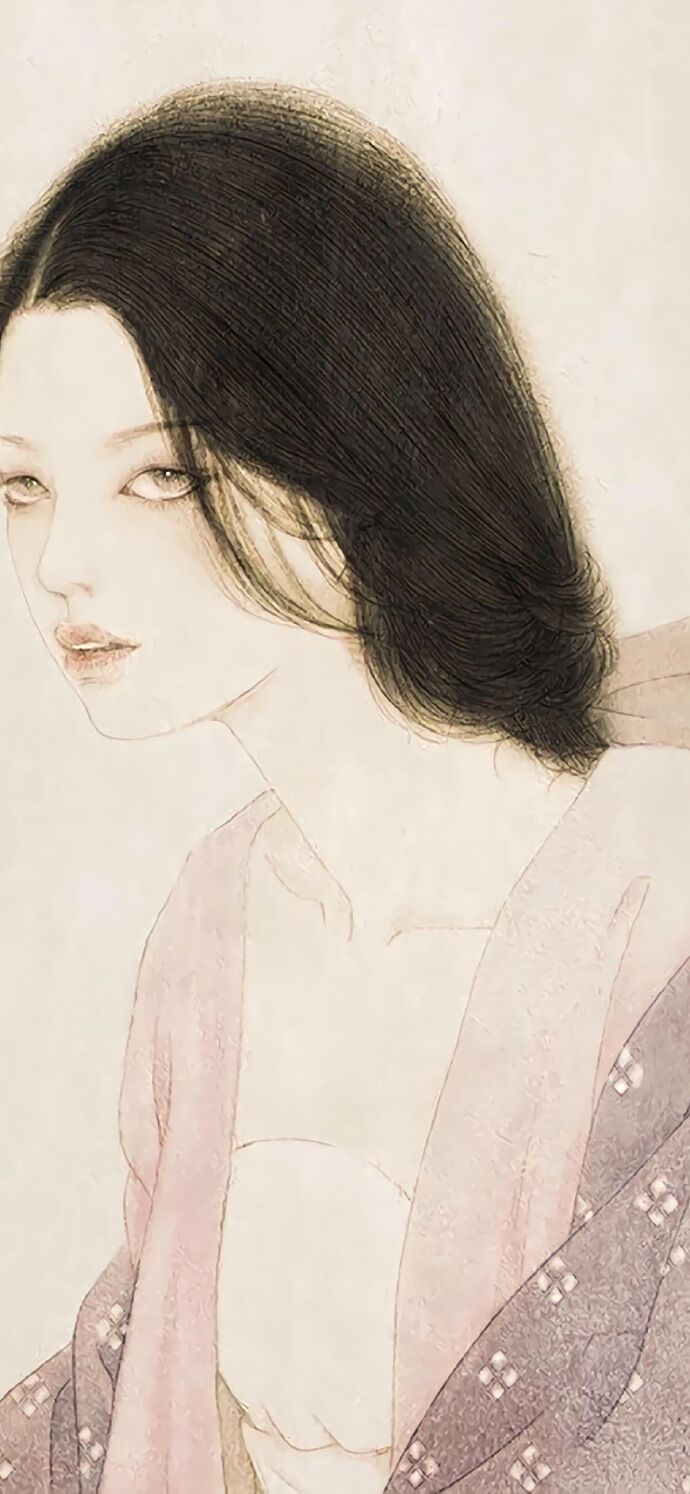 仕女古風(fēng)手機(jī)壁紙插畫，別樣的古風(fēng)女子風(fēng)情