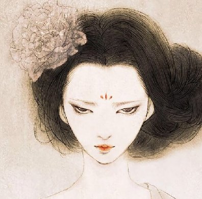 仕女古風(fēng)手機(jī)壁紙插畫，別樣的古風(fēng)女子風(fēng)情