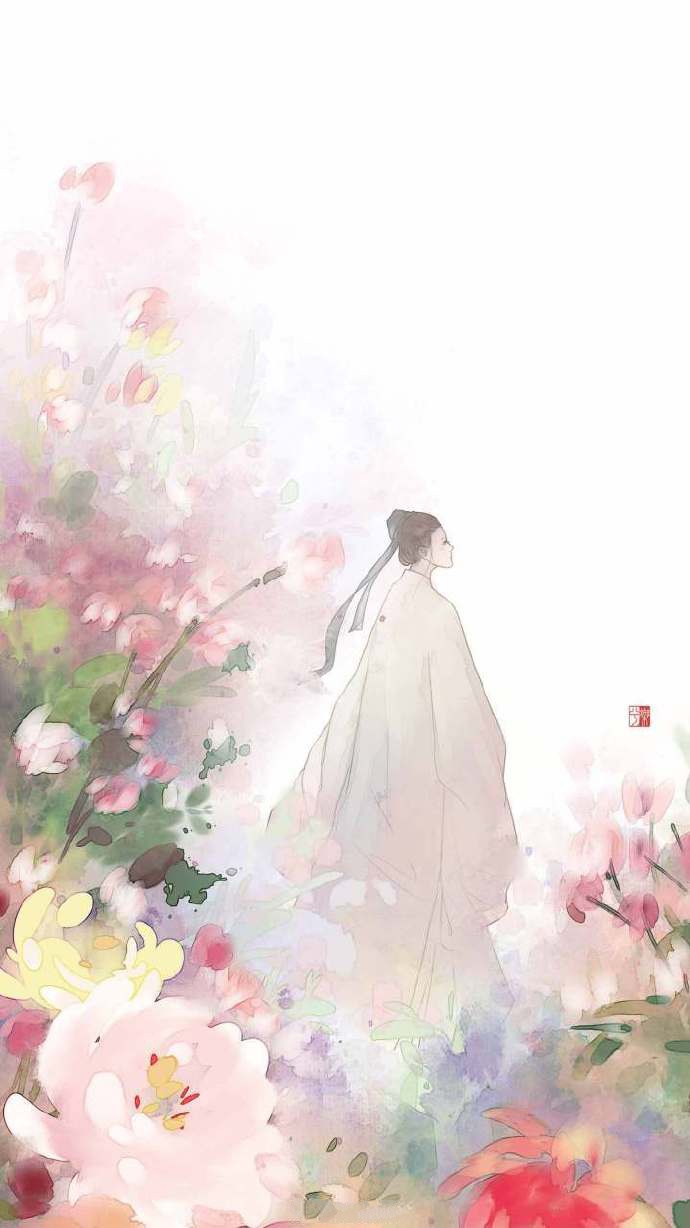 9款淡雅水彩禪意古風(fēng)背景，古風(fēng)手機壁紙圖片
