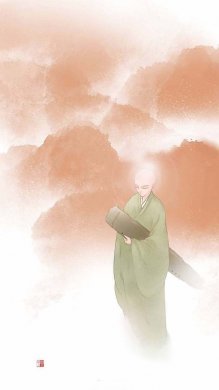 9款淡雅水彩禪意古風(fēng)背景，古風(fēng)手機(jī)壁紙圖片