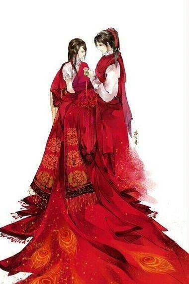 13款驚艷紅衣古風圖片，唯美意境圖片!